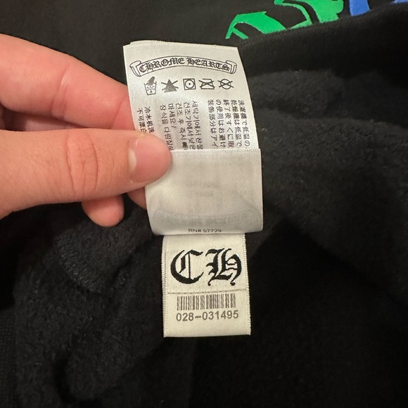 Chrome Hearts Cemetery Cross Multicolor Hoodie - Picture 7 of 10